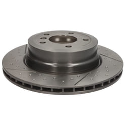 Disque de frein BREMBO 09C31521 arrière, ventilé, rainuré, à haute teneur en carbone, 1 pièce