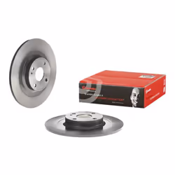 Disque de frein BREMBO 08D22411 arrière, plein, 1 pièce - Vue supplémentaire 4