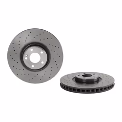 Disque de frein BREMBO 09D52413 avant, ventilé, à haute teneur en carbone, 1 pièce