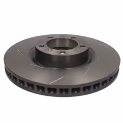 Disque de frein BREMBO 09C54921 avant, ventilé, rainuré, à haute teneur en carbone, 1 pièce