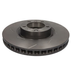 Disque de frein BREMBO 09C54921 avant, ventilé, rainuré, à haute teneur en carbone, 1 pièce