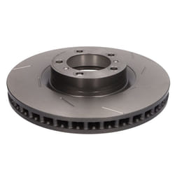 Disque de frein BREMBO 09C54931 avant, ventilé, rainuré, à haute teneur en carbone, 1 pièce