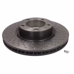 Disque de frein BREMBO 09D93111 avant, ventilé, à haute teneur en carbone, 1 pièce