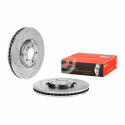 Disque de frein BREMBO 09D76210 avant, ventilé, à haute teneur en carbone, 1 pièce - Vue supplémentaire 2