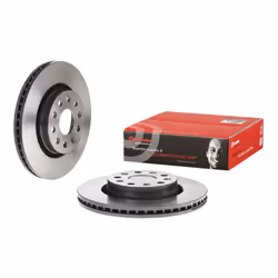 Disque de frein BREMBO 09E12711 avant, ventilé, 1 pièce