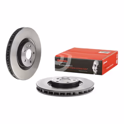 Disque de frein BREMBO 09D93711 avant, ventilé, rainuré, à haute teneur en carbone, 1 pièce - Vue supplémentaire 4