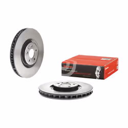 Disque de frein BREMBO 09D93811 avant, ventilé, rainuré, à haute teneur en carbone, 1 pièce