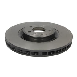 Disque de frein BREMBO 09D93611 avant, ventilé, rainuré, à haute teneur en carbone, 1 pièce