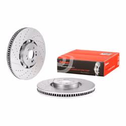 Disque de frein BREMBO 09D60143 avant, ventilé, à haute teneur en carbone, 1 pièce