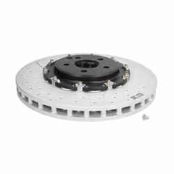 Disque de frein BREMBO 9887823 avant, ventilé, rainuré, à haute teneur en carbone, 1 pièce