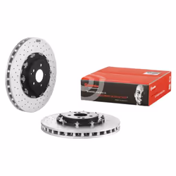 Disque de frein BREMBO 9931333 avant, ventilé, rainuré, à haute teneur en carbone, 1 pièce