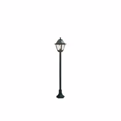 Sovil mini borne IP43 E27 1x60W max noir - 133.072/06 Borne en aluminium et diffuseurs en verre Ampoule exclue 1x60W max (max ...
