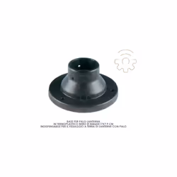Base de base pour poteau de colonne de lanterne? 60 mmx 17x7,9h 6 cm