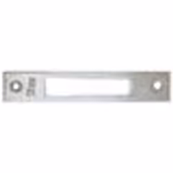 Gâche inox plate pour Electa - Generique - Profil cylindre européen - Standard - 24mm - 2 entrées - Mat