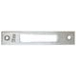 Gâche inox plate pour Electa - Generique - Profil cylindre européen - Standard - 24mm - 2 entrées - Mat