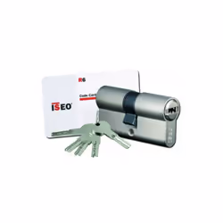 Description : Cylindre double entrée ISEO R6 Cylindre ISEO de la gamme R6 double entrée à profil européen. Sa clé nickelée ré ...