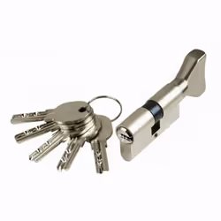 Cylindre ISEO ISR6 - 5 clés réversibles en laiton nickelé 6 goupilles Inox Contre-goupilles diabolo anti-crochetage Rotor bom ...