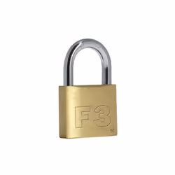 Description: Cadenas à clé - ISEO CITY F3 50 Le cadenas à clé ISEO CITY BASIC 50 est livré avec 2 clés plates numérotées en l ...