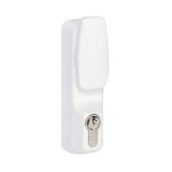 City - Ensemble bouton cylindre grand modèle iseo anti-vandalisme - Blanc - 94012004T