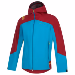 Veste de ski de montagne LA SPORTIVA Sirius Evo Shell - Homme - Crystal / sangria - Imperméable - Respirant