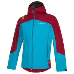 Veste de ski de montagne LA SPORTIVA Sirius Evo Shell - Homme - Crystal / sangria - Imperméable - Respirant
