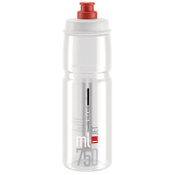Elite Jet Vélo 750 ml Plastique Rouge, Transparent
