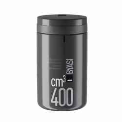 Elite Byasi, 400 ml, Vélo, Noir, Plastique, Monochromatique, 7,4 cm