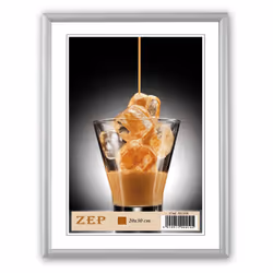 ZEP AL1S2, Aluminium, Argent, Cadre pour une seule photo, Table, Mur, 13 x 18 cm, Rectangulaire