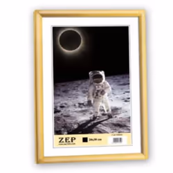 ZEP Basic Frame, Or, Cadre pour une seule photo, Table, Mur, 15 x 20 cm, Rectangulaire