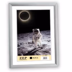 ZEP KL2, Gris, Cadre pour une seule photo, Table, Mur, 13 x 18 cm, Rectangulaire, Paysage/portrait