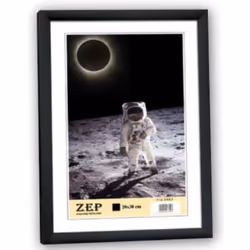 ZEP Basic, Noir, Cadre pour une seule photo, Table, Mur, 21 x 29,7 cm, Rectangulaire