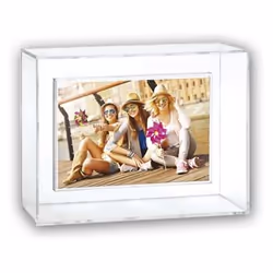 ZEP B146C, Acrylique, Transparent, Cadre pour une seule photo, Table, 10 x 15 cm, Rectangulaire