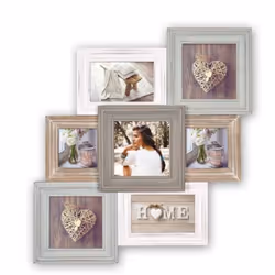 ZEP Airolo, Cadre photo, Bois, Multicolore, Mur, Rectangulaire, Paysage