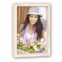 ZEP Zurigo Ba, Naturel, Cadre pour une seule photo, Table, Mur, 20 x 25 cm, Rectangulaire