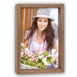 ZEP Zurigo, Marron, Cadre pour une seule photo, Table, Mur, 13 x 18 cm, Rectangulaire, Paysage/portrait