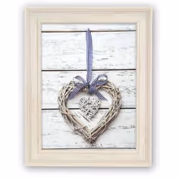 ZEP Resia W, Bois, Blanc, Cadre pour une seule photo, 15 x 20 cm, Rectangulaire