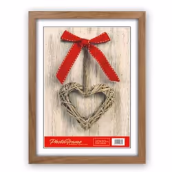 ZEP M484B, Plastique, Marron, Cadre pour une seule photo, Table, Mur, 20 x 30 cm, Rectangulaire