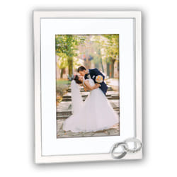 ZEP Mariage Cadre pour une seule photo Blanc
