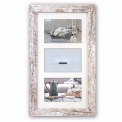 ZEP Nelson 6 3Q, Cadre pour une seule photo, Bois, Blanc, Mur, 13 x 18 cm, Rectangulaire