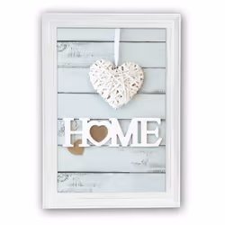 ZEP Vintage, Bois, Blanc, Cadre pour une seule photo, Mur, 30 x 45 cm, Rectangulaire