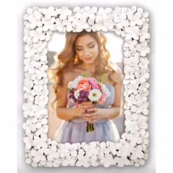 ZEP Blumen, Cadre pour une seule photo, Blanc, Table, 15 x 20 cm, Rectangulaire