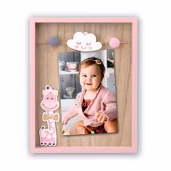 ZEP Ryan Pink, Cadre pour une seule photo, Rose, Table, Mur, Rectangulaire, 1 pièce(s)