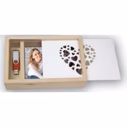ZEP CZ1268 Boîte de rangement Rectangulaire Bois