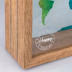 ZEP JACOB tirelire Marron Verre, Panneaux MDF, Bois 1 pièce(s)