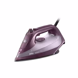 Braun TexStyle 7 Pro SI 7181 VI, Fer à repasser à sec ou à vapeur, EloxalPlus soleplate, 2,5 m, 230 g/min, Violet, 50 g/min