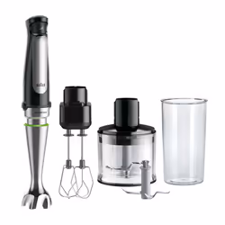 Braun MultiQuick 7 0X22111427, Mélangeur par immersion, Pileur de glace, 1,2 m, 1000 W, Noir, Acier satin