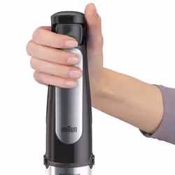 Braun MultiQuick 7 0X22111427 blender Mélangeur par immersion 1000 W Noir, Acier satin