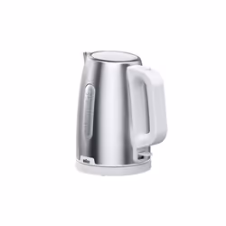 Braun WK 1500, 1,7 L, 2200 W, Acier inoxydable, Blanc, Indicateur de niveau d'eau, Arrêt de sécurité en cas de surchauffe