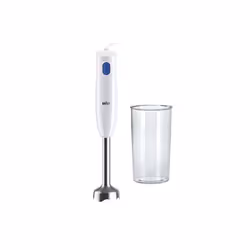 Braun MultiQuick 1 MQ10.001M, Mélangeur par immersion, 0,6 L, 1,2 m, 450 W, Bleu, Blanc