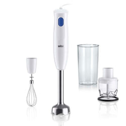 Braun MultiQuick 1 MQ10.202M WH 0,6 L Mélangeur par immersion 450 W Acier inoxydable, Blanc